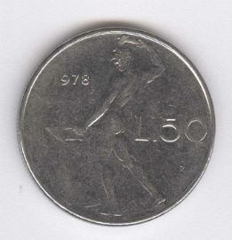 Italia 50 Lire de 1978