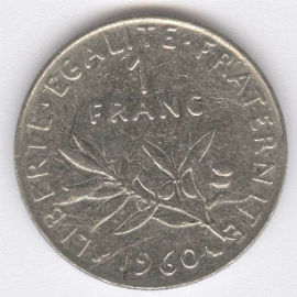 Francia 1 Franc de 1960