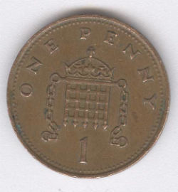 Inglaterra 1 Penny de 1986