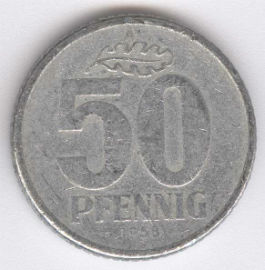 Alemania Democrática 50 Pfennig de 1958 (A)