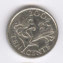 Bermuda 10 Cents de 2004