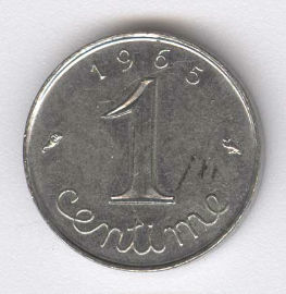 Francia 1 Centimes de 1965