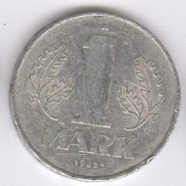 Alemania Democrática 1 Mark de 1982