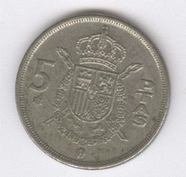 España 5 Pesetas de 1975 (78)