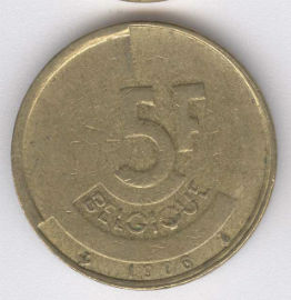 Bélgica 5 Francs de 1986 (Belgique)