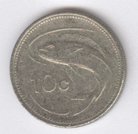 Malta 10 Cents de 1998