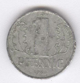 Alemania Democrática 1 Pfennig de 1968 (A)