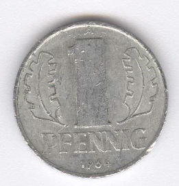 Alemania Democrática 1 Pfennig de 1964 (A)
