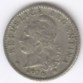 Argentina 5 Centavos de 1936
