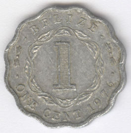 Belice 1 Cent de 1976