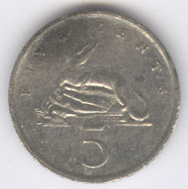 Jamaica 5 Cents de 1987