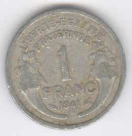 Francia 1 Franc de 1941