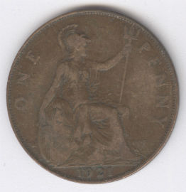 Inglaterra 1 Penny de 1921
