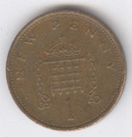 Inglaterra 1 New Penny de 1976