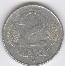 Alemania Democrática 2 Mark de 1978 (A)