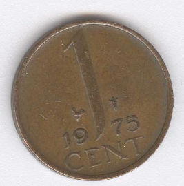 Holanda 1 Cent de 1975