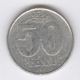 Alemania Democrática 50 Pfennig de 1971 (A)