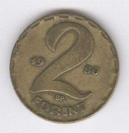Hungría 2 Forint de 1980