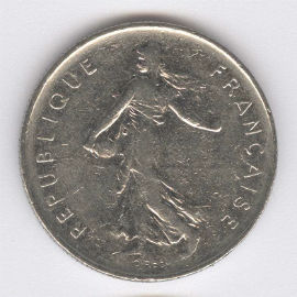 Francia 5 Francs de 1973
