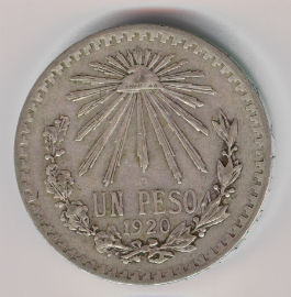 Mexico 1 Peso de 1920