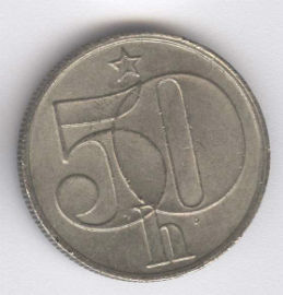 Checoslovaquia 50 Haleru de 1987