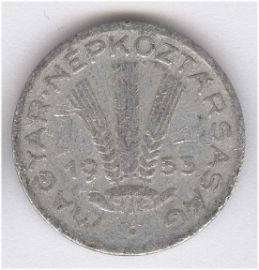 Hungría 20 Filler de 1953