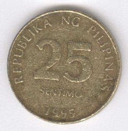 Filipinas 25 Sentimo de 1995