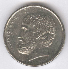 Grecia 5 Drachmai de 1992