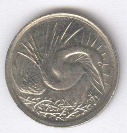 Singapur 5 Cents de 1984