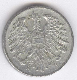 Austria 2 Groschen de 1954