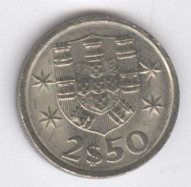 Portugal 2 1/2 Escudos de 1984