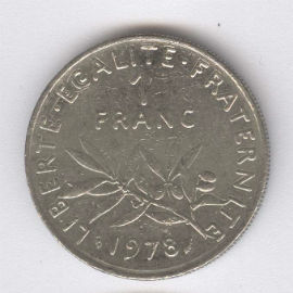 Francia 1 Franc de 1978