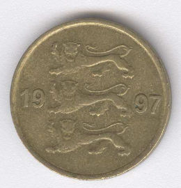 Estonia 10 Senti de 1997
