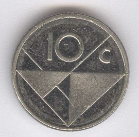 Aruba 10 Cents de 2008