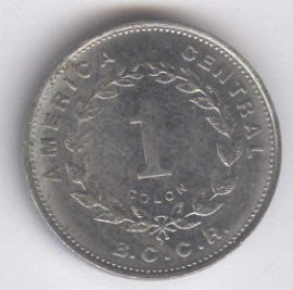 Costa Rica 1 Colón de 1989