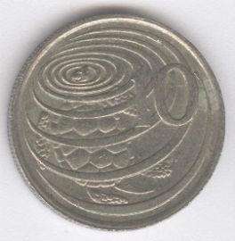 Islas Caimán 10 Cents de 1987
