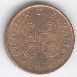 Finlandia 1 Penni de 1964