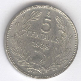 Chile 5 Centavos de 1938