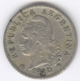 Argentina 5 Centavos de 1920
