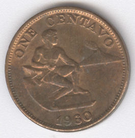 Filipinas 1 Centavo de 1960