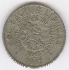 Filipinas 25 Sentimos de 1982