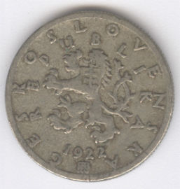 Checoslovaquia 50 Haleru de 1922