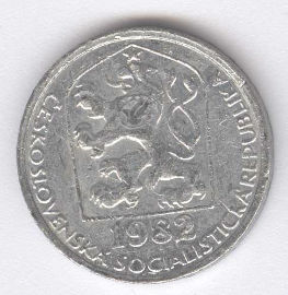 Checoslovaquia 10 Haleru de 1982