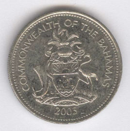 Bahamas 25 Cents de 2005
