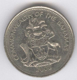 Bahamas 25 Cents de 2000