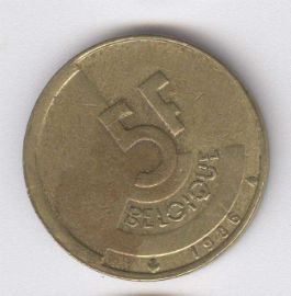 Bélgica 5 Francs de 1986 (Belgique)