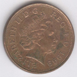 Inglaterra 2 Pence de 1999