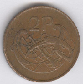 Irlanda 2 Pence de 1982
