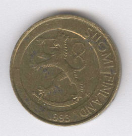Finlandia 1 Markka de 1993