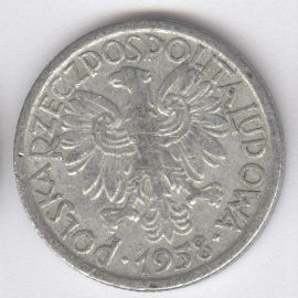 Polonia 2 Zlote de 1958